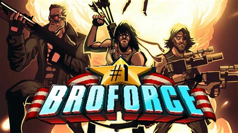 Broforce! En Explosiv Hyllning Till Actionhjältar Från 80-Talet!